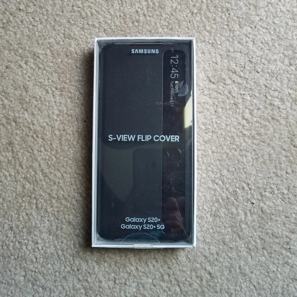 Samsung Galaxy S20+ S-View Flip Cover Phone Case NWT